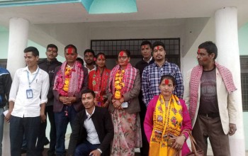 बैतडीको पञ्चेश्वरमा जनप्रतिनिधिहरुले गरे पदभार ग्रहण 